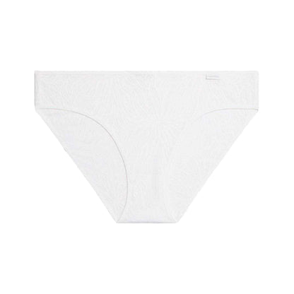 White - Front - Calvin Klein Womens-Ladies Marquise Recycled Bikini Bottoms