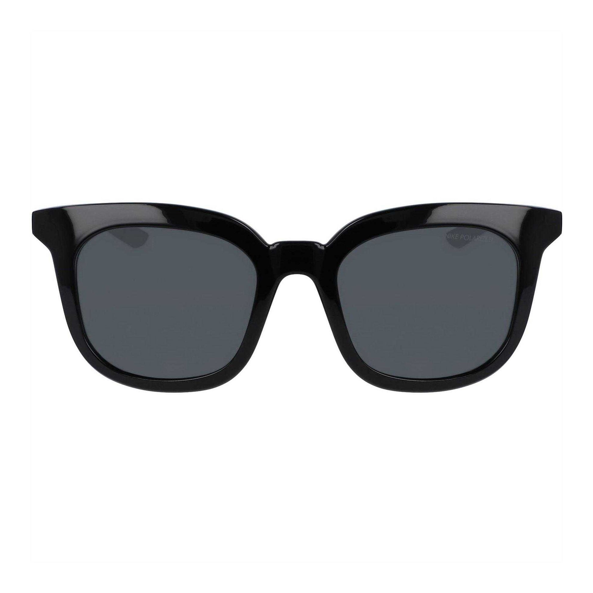 Shiny Black-Silver-Grey - Back - Nike Myriad Square Sunglasses
