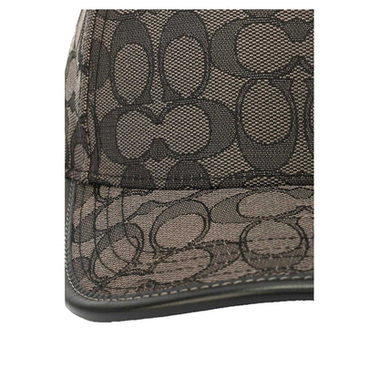 Charcoal - Side - Coach Signature Jacquard Baseball Cap
