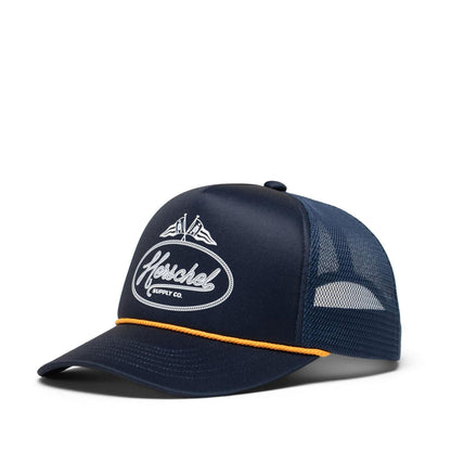 Dark Blue - Front - Herschel Patch Mesh Trucker Cap