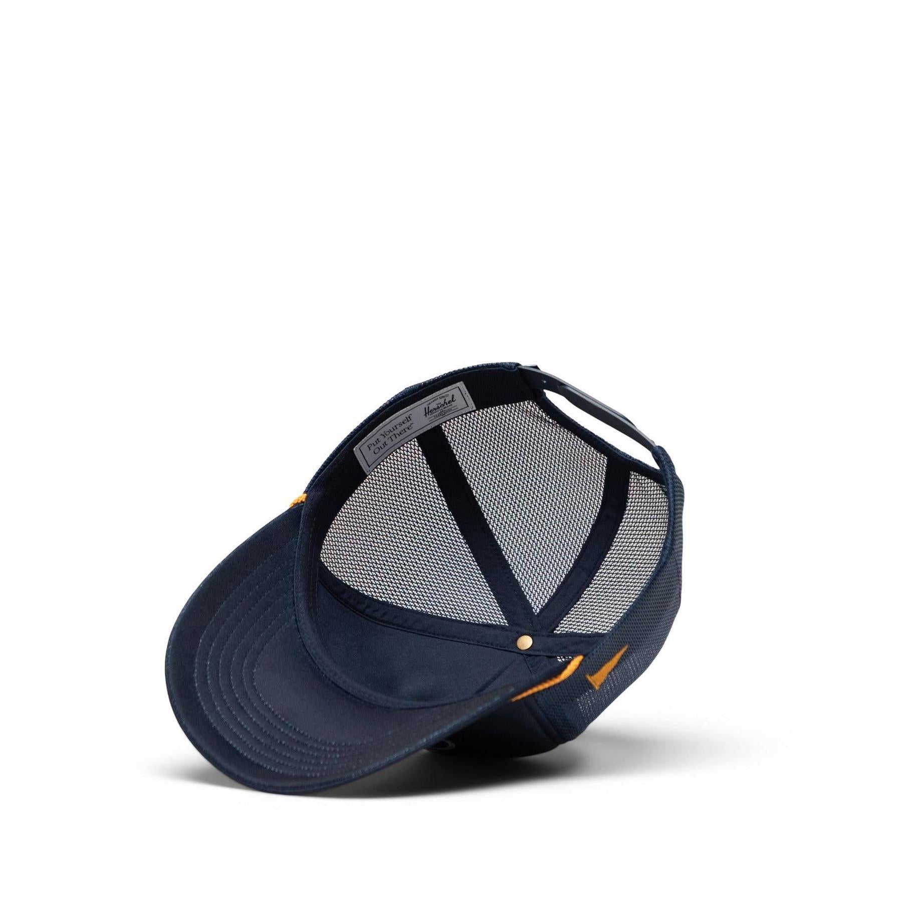 Dark Blue - Side - Herschel Patch Mesh Trucker Cap