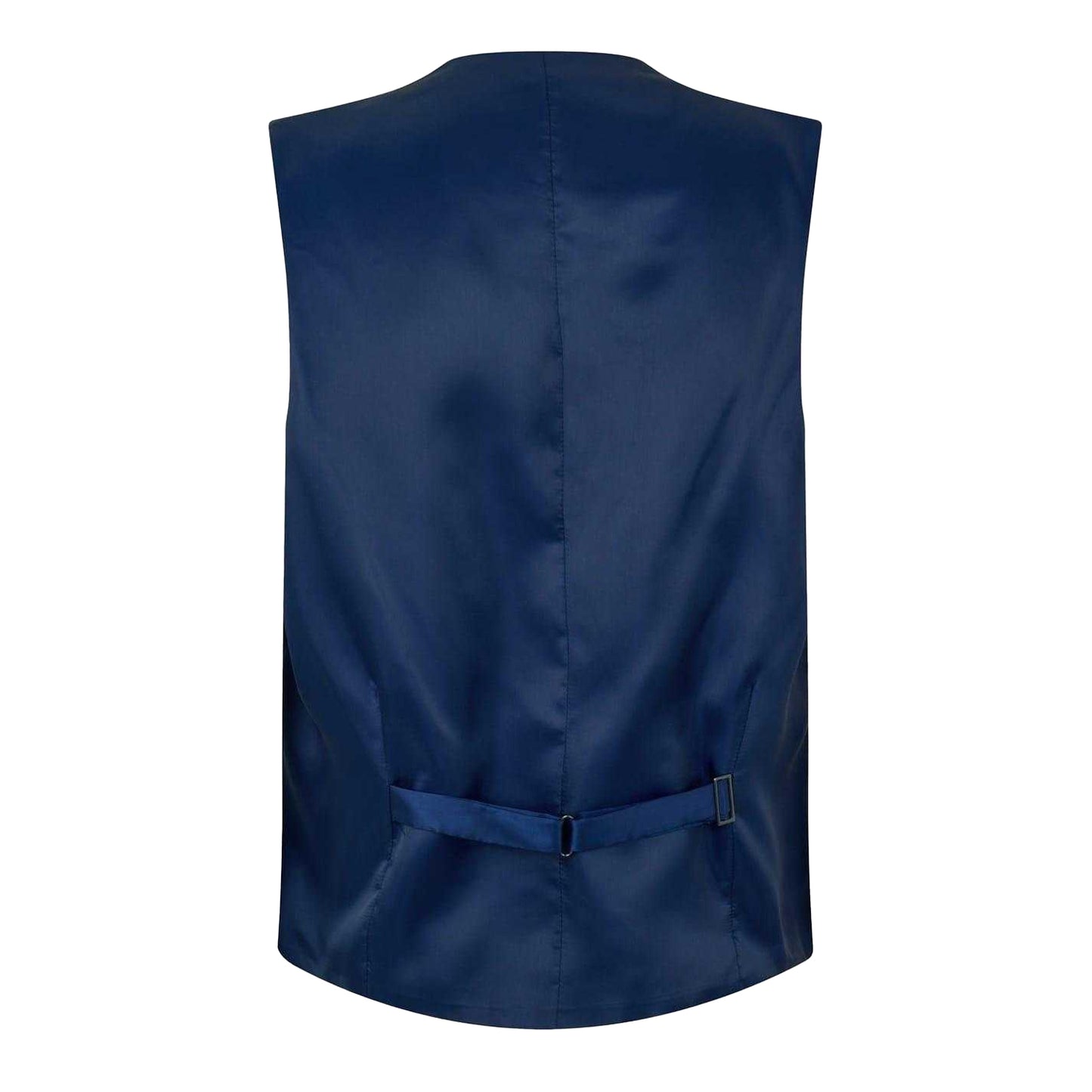 Navy - Back - Ted Baker Mens Panama Slim Waistcoat