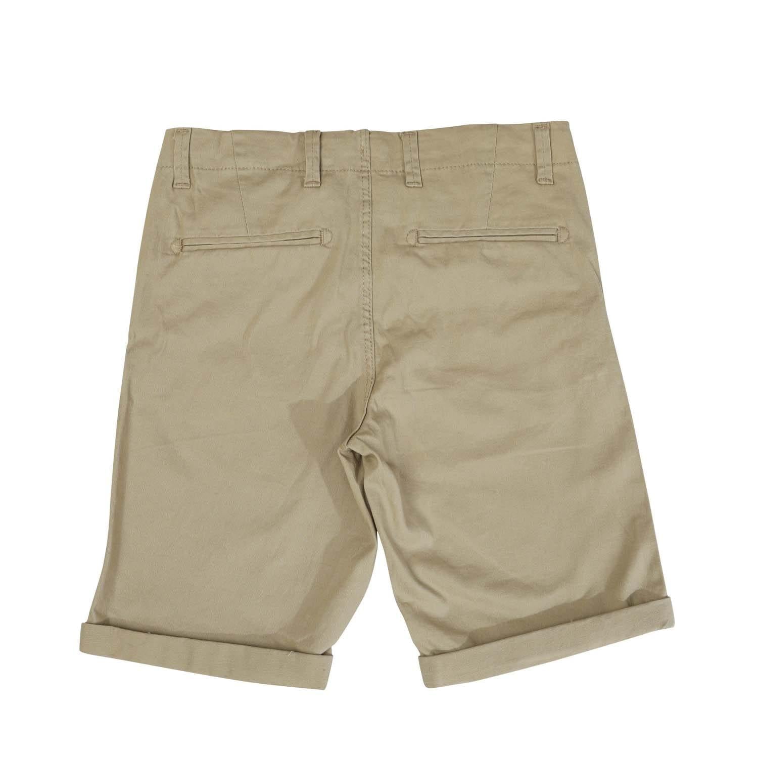 Ecru - Back - Jack And Jones Boys Fred Chino Shorts