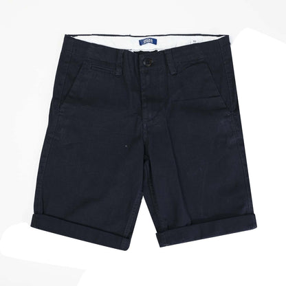 Navy - Front - Jack And Jones Boys Fred Chino Shorts