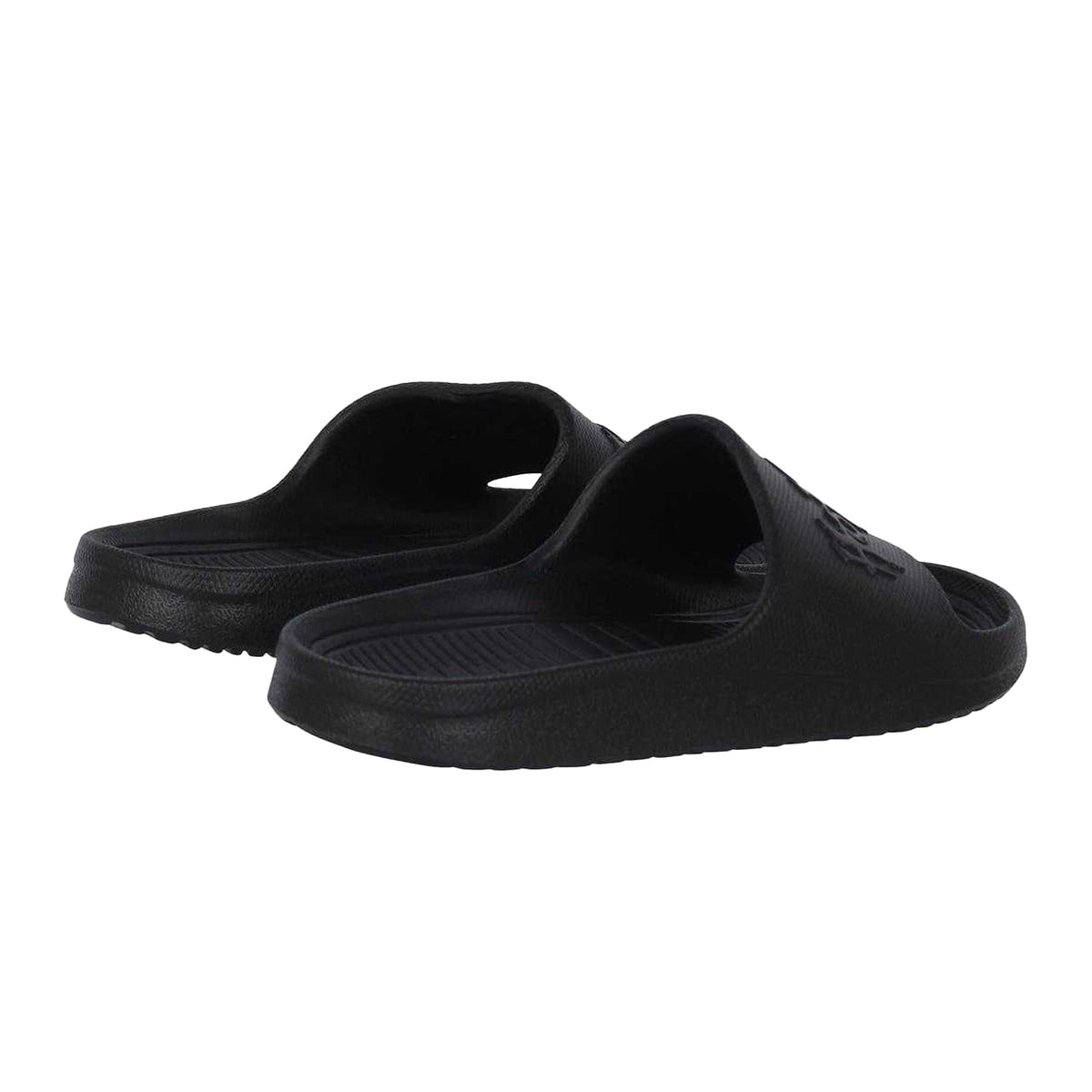 Black - Back - Hot Tuna Childrens-Kids Embossed Logo Sliders