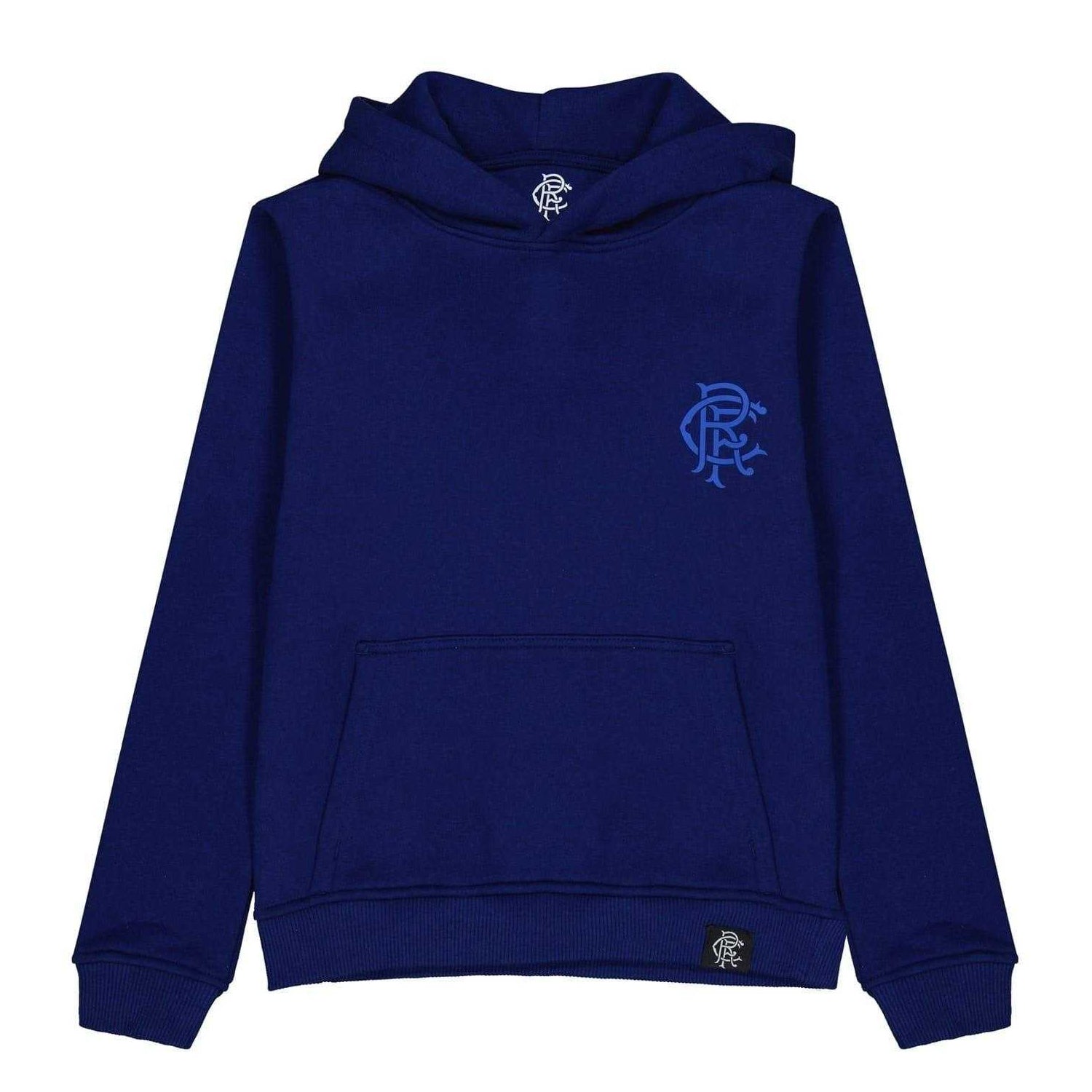 Blue - Front - Castore Childrens-Kids Rangers FC Regular Hoodie