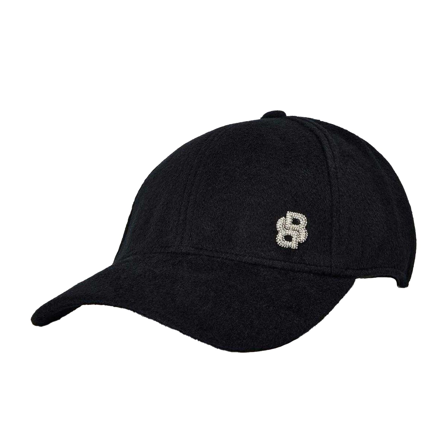 Black - Front - Boss Womens-Ladies Ari B Icon Logo Casual Baseball Cap