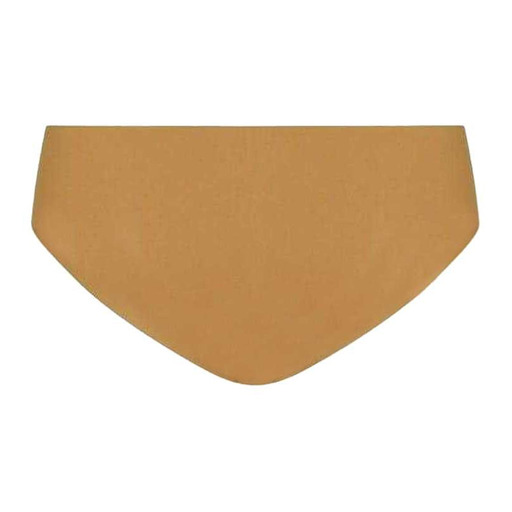 Caramel - Back - Commando Womens-Ladies Classic Plain Swim Briefs
