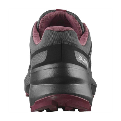 Asphalt-Black - Back - Salomon Womens-Ladies Speedcross Peak Trainers