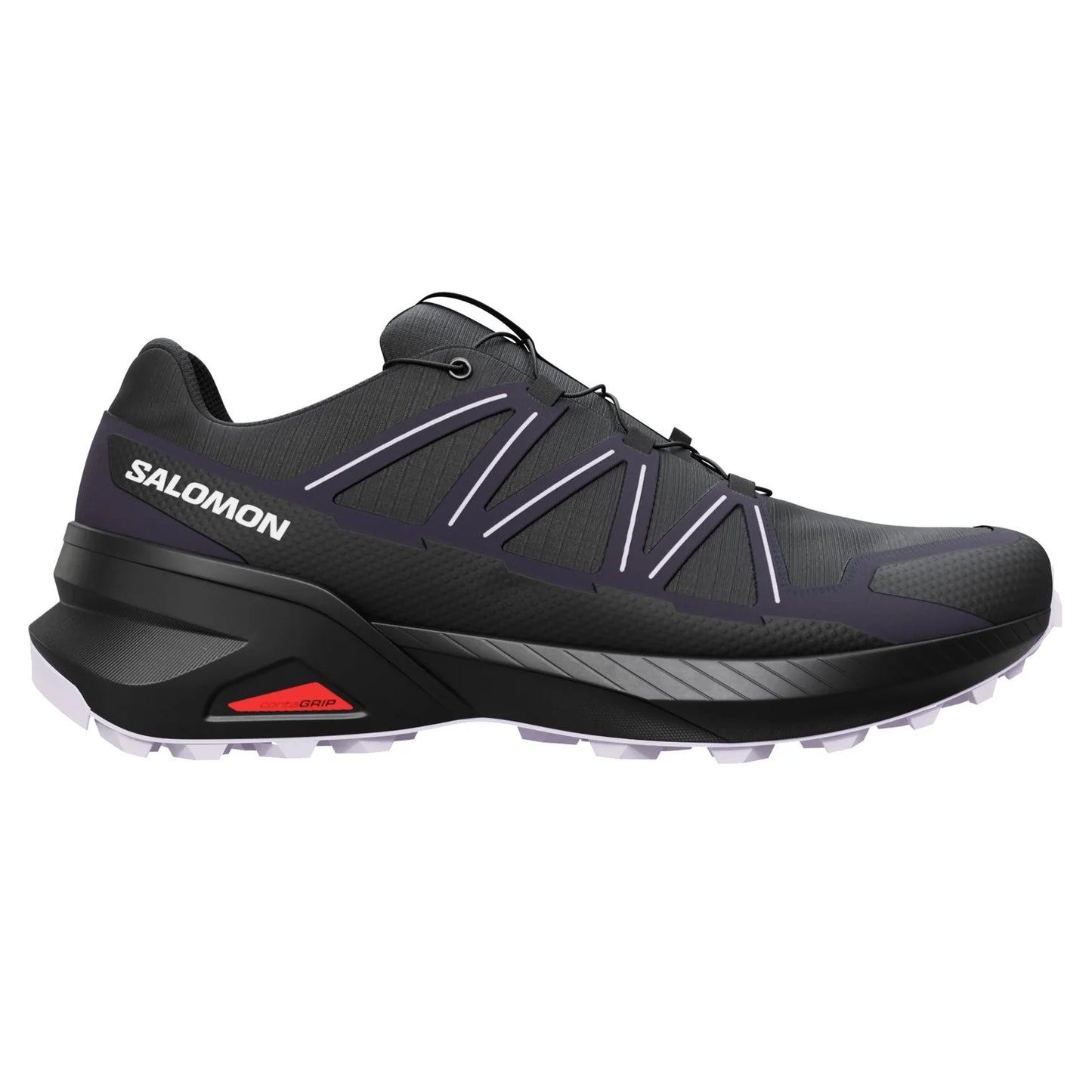 Black-Violet - Lifestyle - Salomon Womens-Ladies Speedcross Peak Trainers
