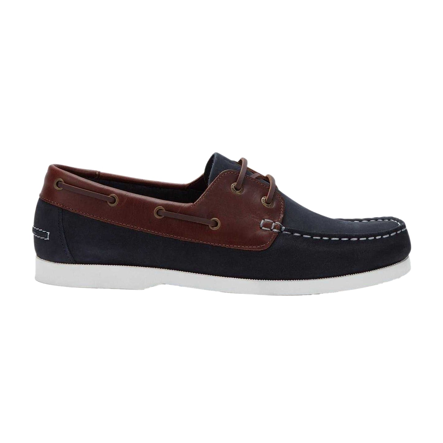 Navy - Front - Jack Wills Mens Leather Boat Shoes