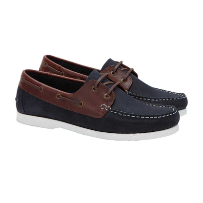 Navy - Pack Shot - Jack Wills Mens Leather Boat Shoes