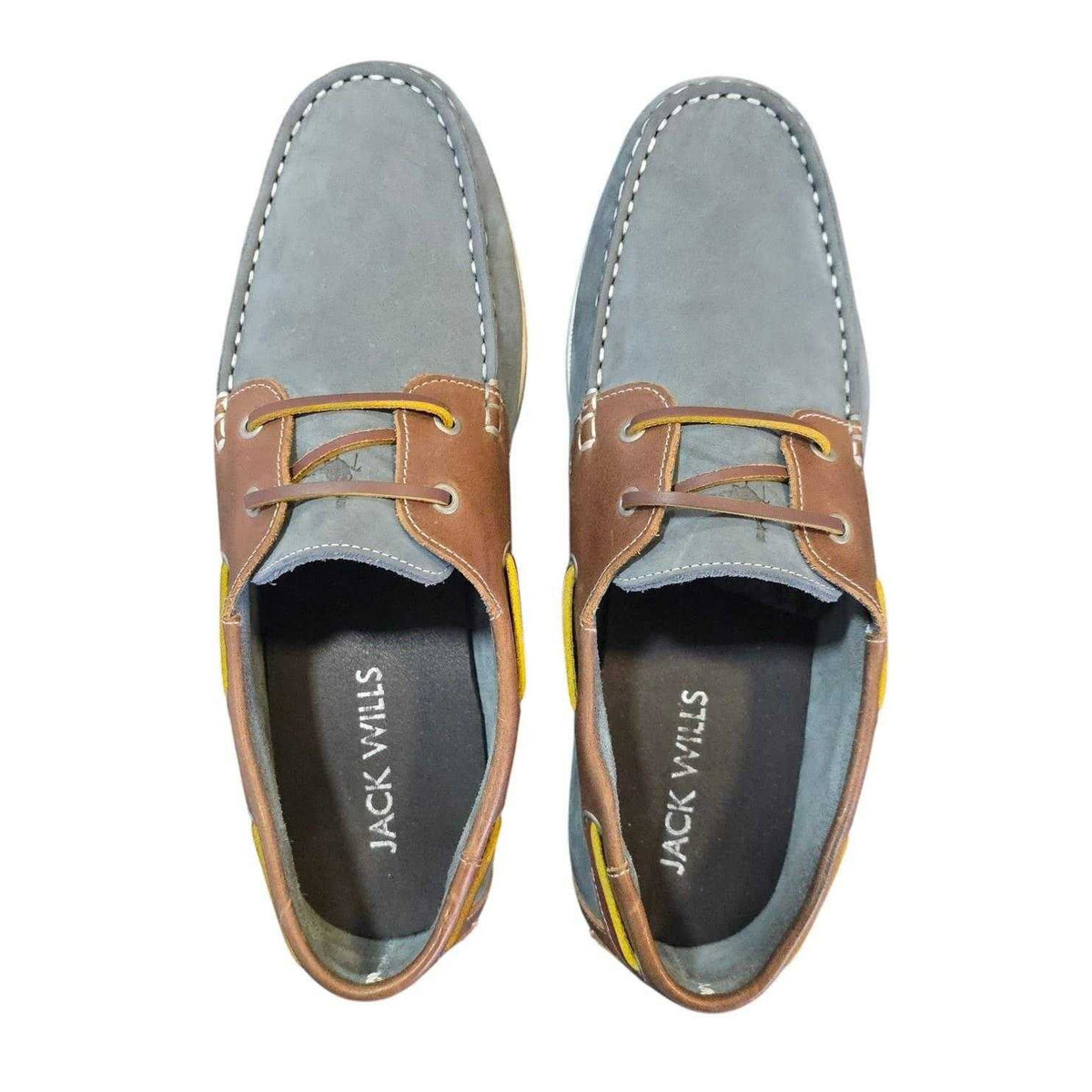 Blue - Lifestyle - Jack Wills Mens Leather Boat Shoes