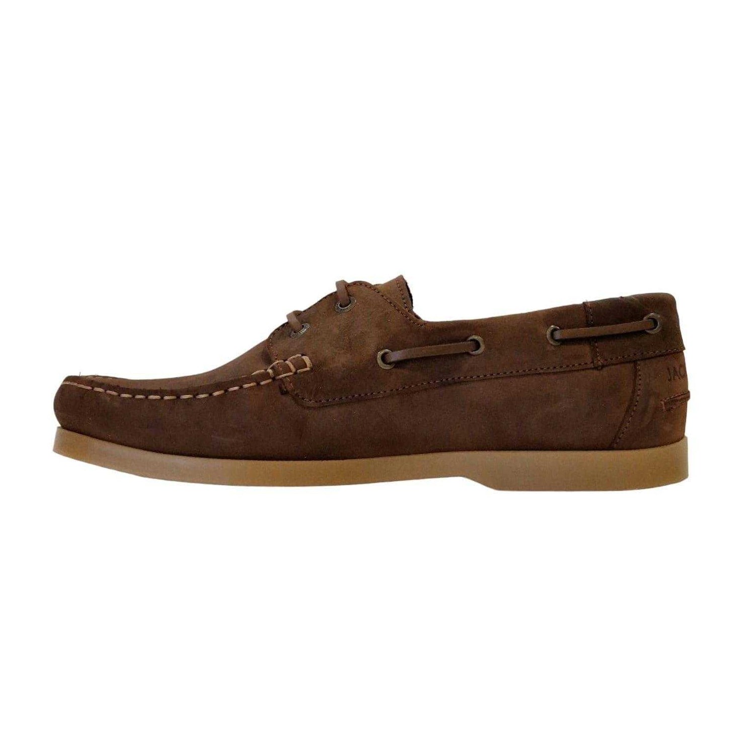 Crazy Horse - Side - Jack Wills Mens Leather Boat Shoes