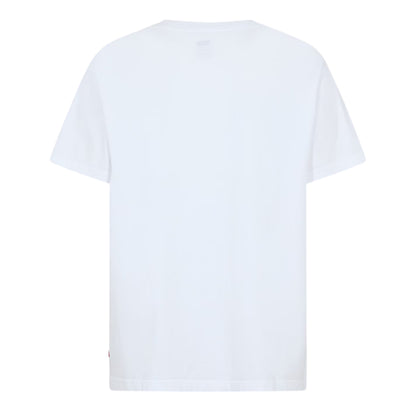 White - Back - Levis Mens Varsity T-Shirt