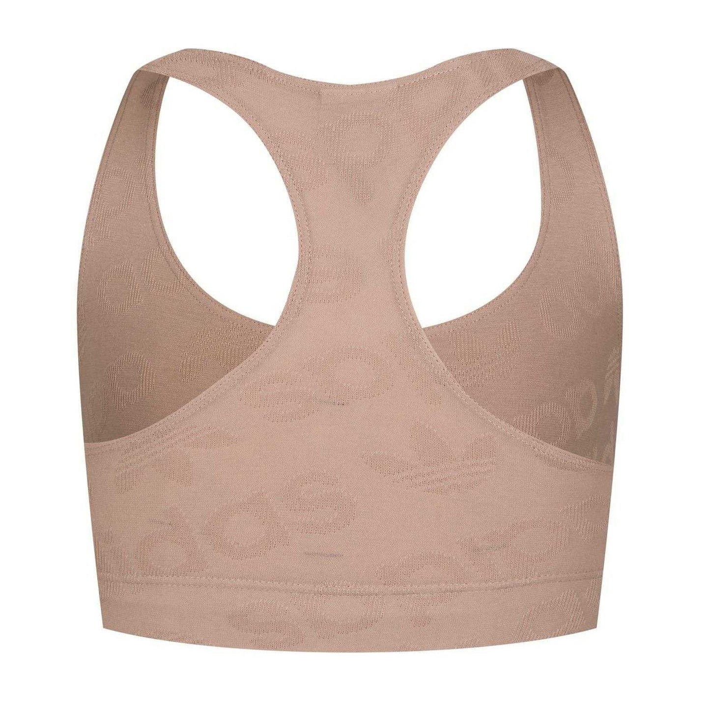 Toasted Tan - Back - Adidas Womens-Ladies Terrot Flex Crop Top