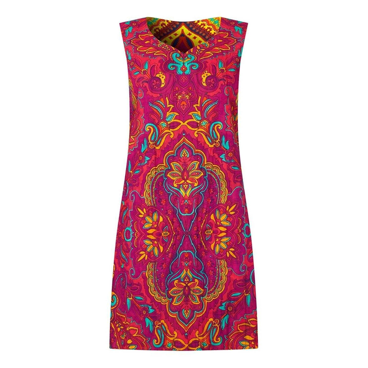 Yellow - Side - Joe Browns Womens-Ladies Standout Reversible Sleeveless Tunic