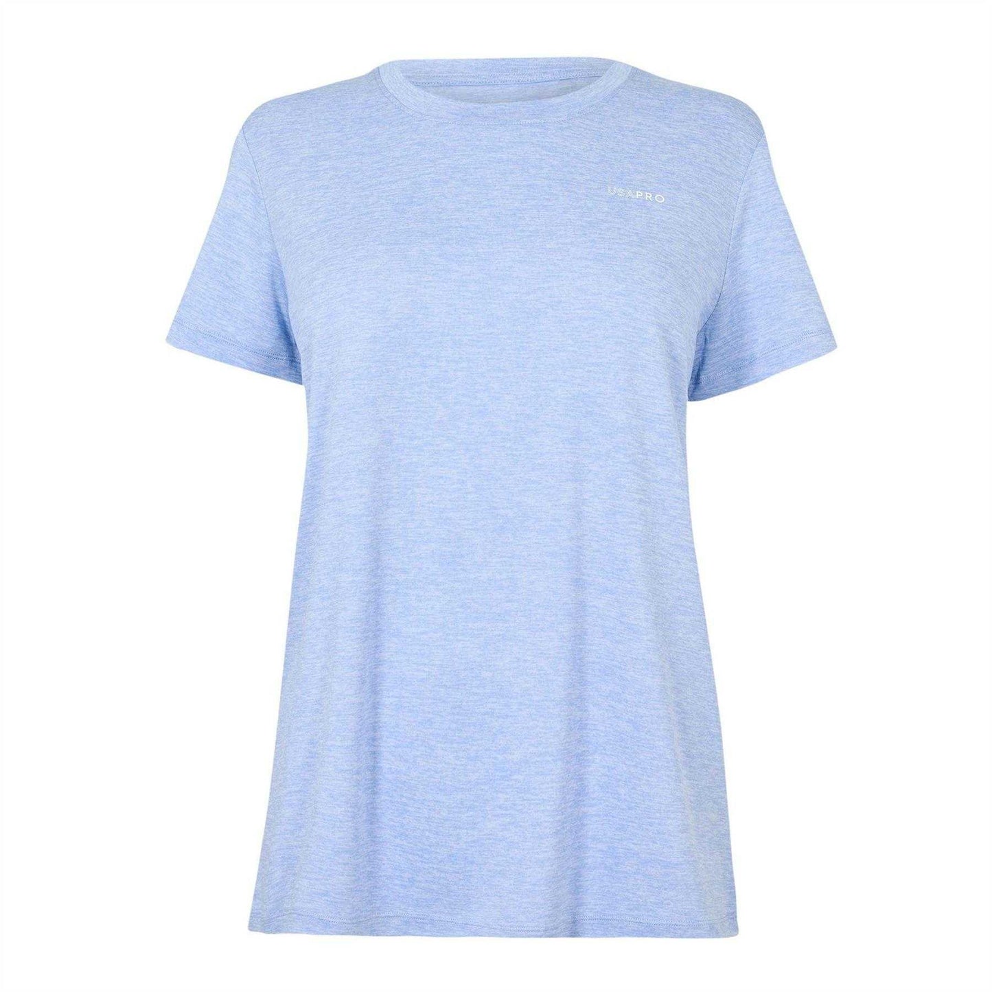 Brunnera Blue - Front - USA Pro Womens-Ladies Tech C Polyester T-Shirt