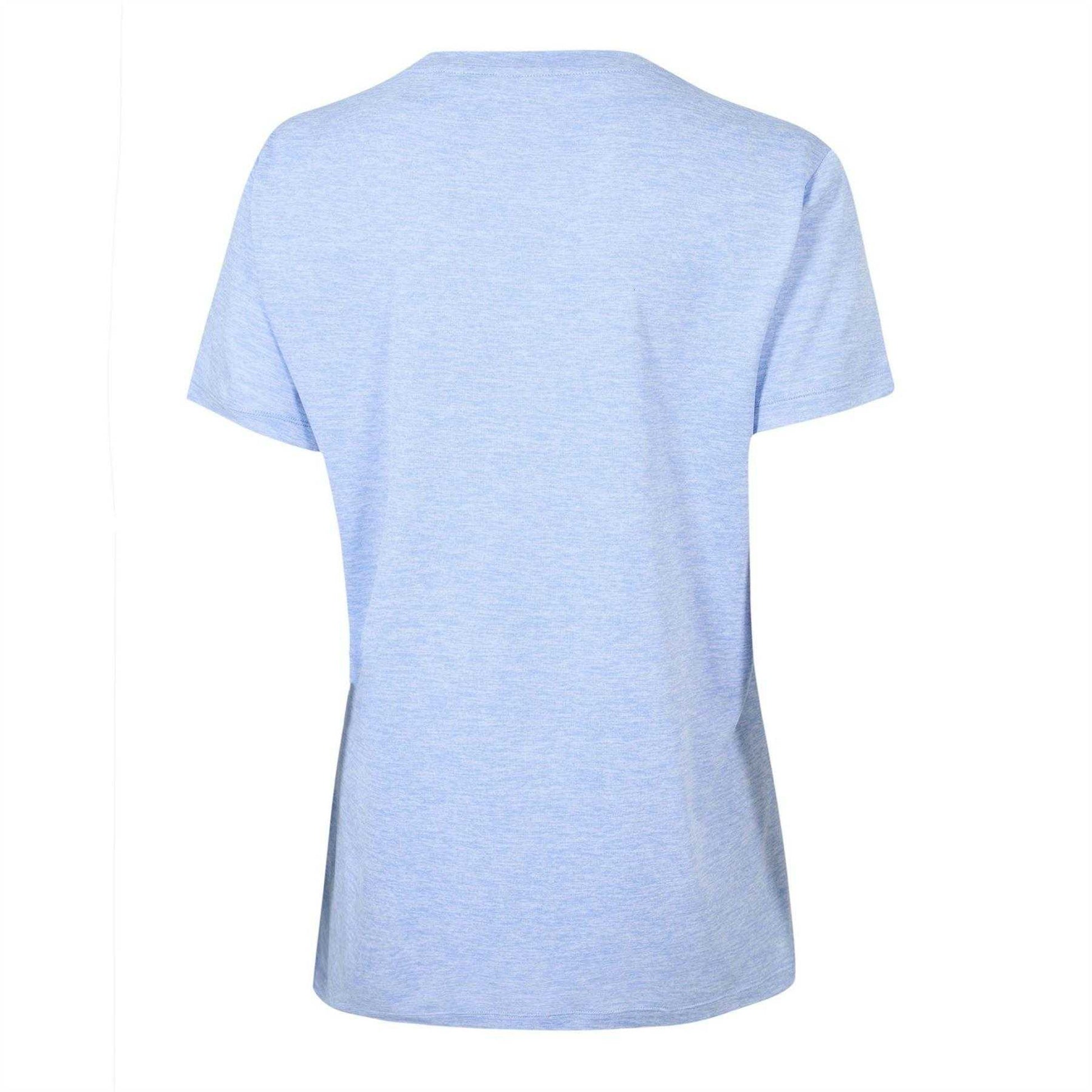 Brunnera Blue - Back - USA Pro Womens-Ladies Tech C Polyester T-Shirt
