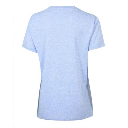 Brunnera Blue - Back - USA Pro Womens-Ladies Tech C Polyester T-Shirt
