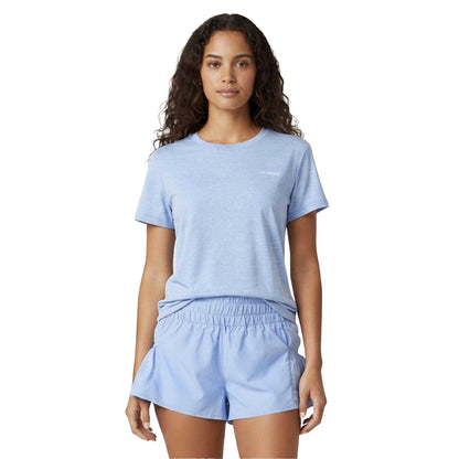 Brunnera Blue - Side - USA Pro Womens-Ladies Tech C Polyester T-Shirt