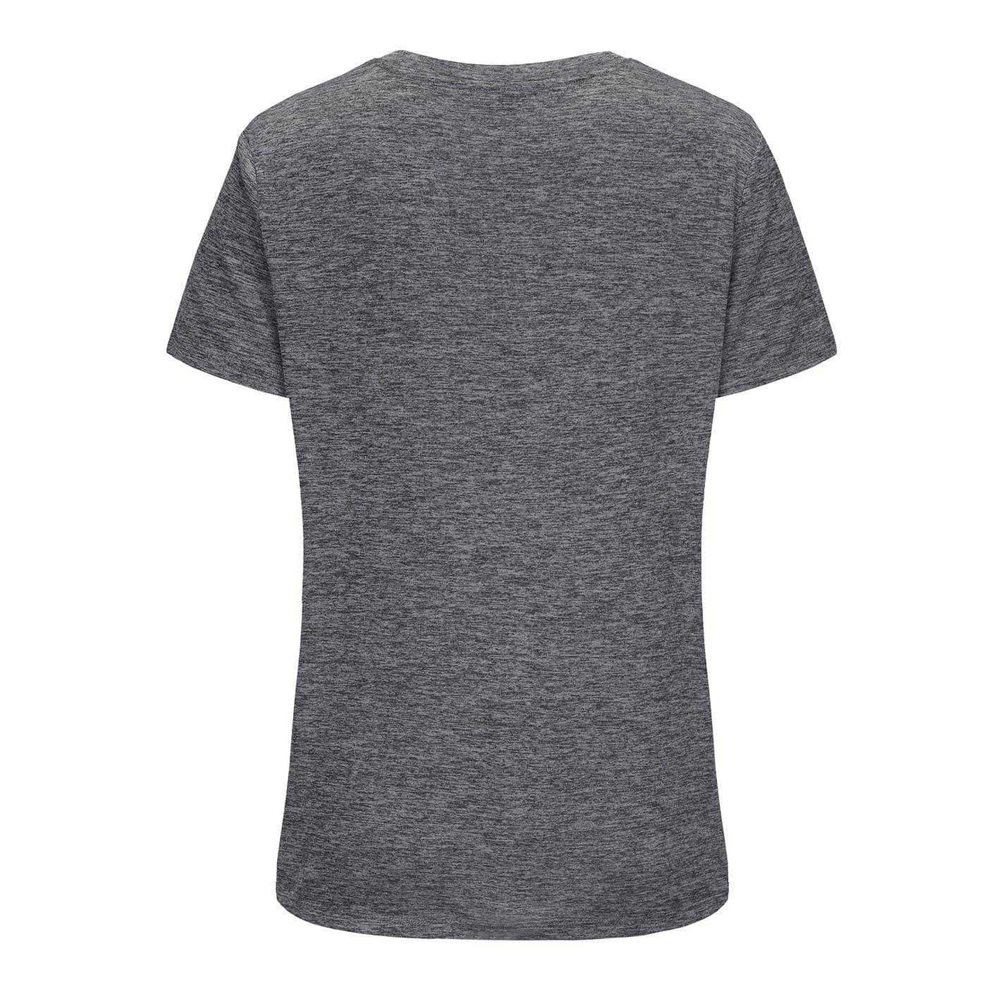 Charcoal - Back - USA Pro Womens-Ladies Tech C Polyester T-Shirt