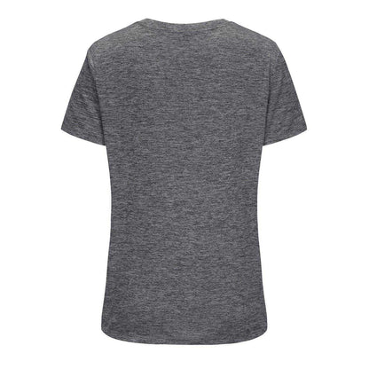 Charcoal - Back - USA Pro Womens-Ladies Tech C Polyester T-Shirt