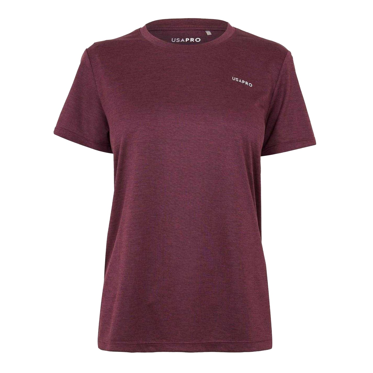 Espresso - Front - USA Pro Womens-Ladies Tech C Polyester T-Shirt