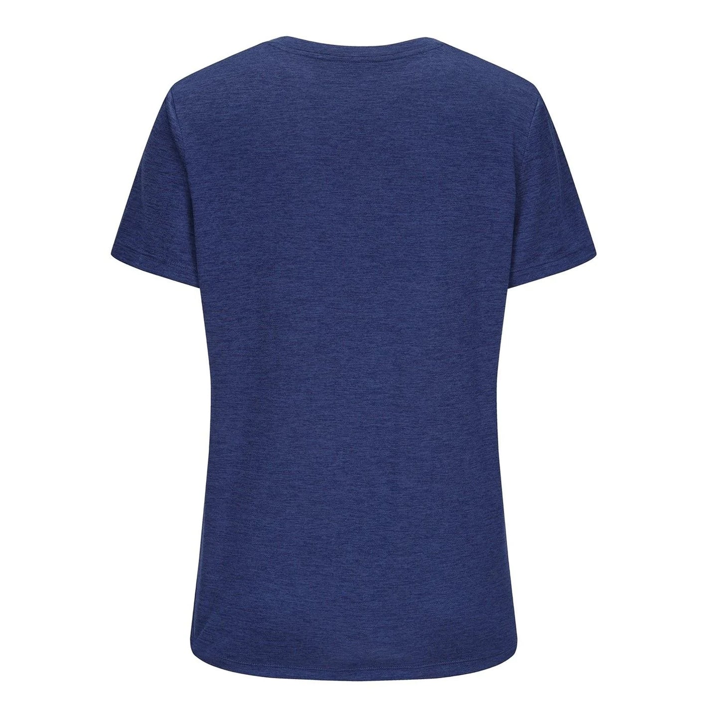 Navy - Back - USA Pro Womens-Ladies Tech C Polyester T-Shirt