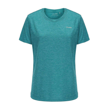 Teal - Front - USA Pro Womens-Ladies Tech C Polyester T-Shirt