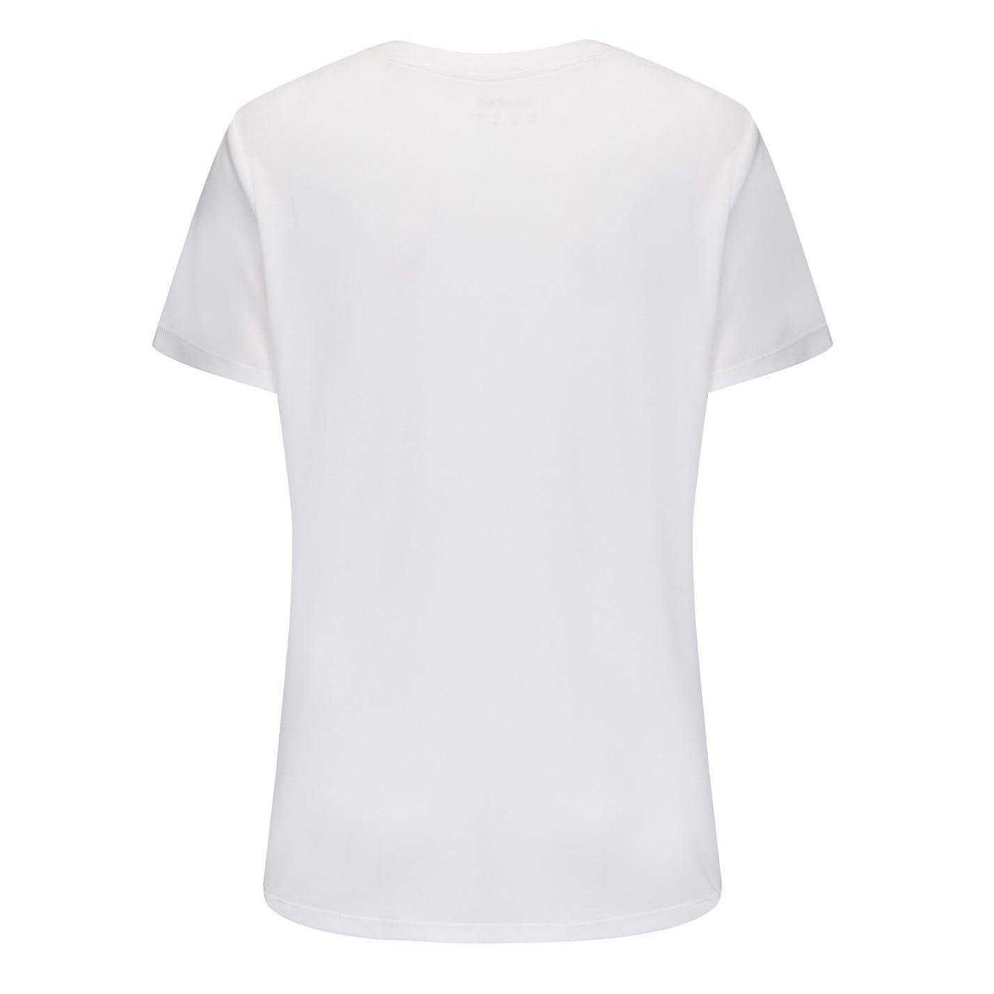 White - Back - USA Pro Womens-Ladies Tech C Polyester T-Shirt