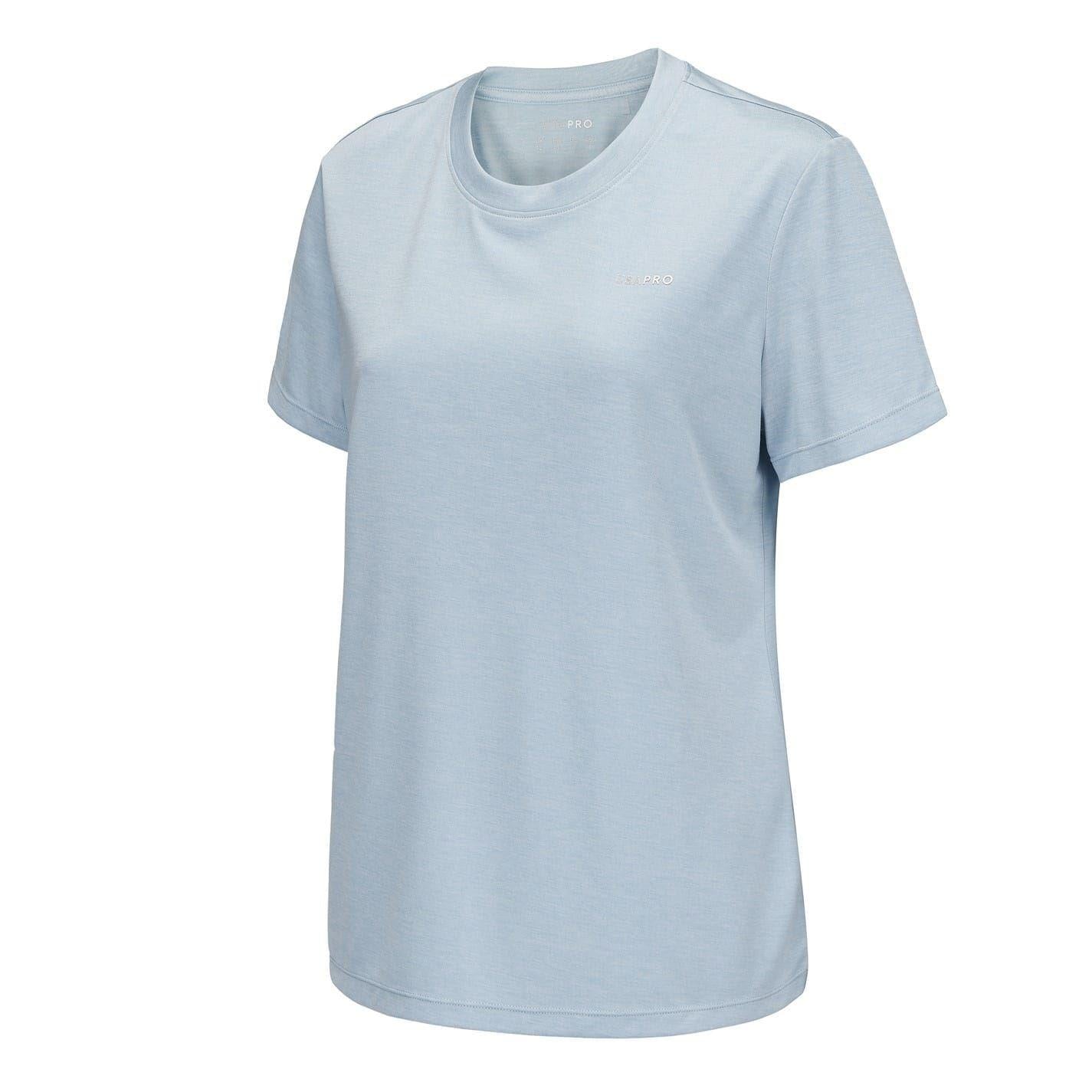 Light Blue - Side - USA Pro Womens-Ladies Tech C Polyester T-Shirt