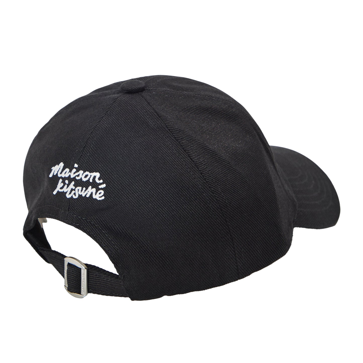 Anthracite - Back - Maison Kitsuné Mens Double Fox Head Baseball Cap
