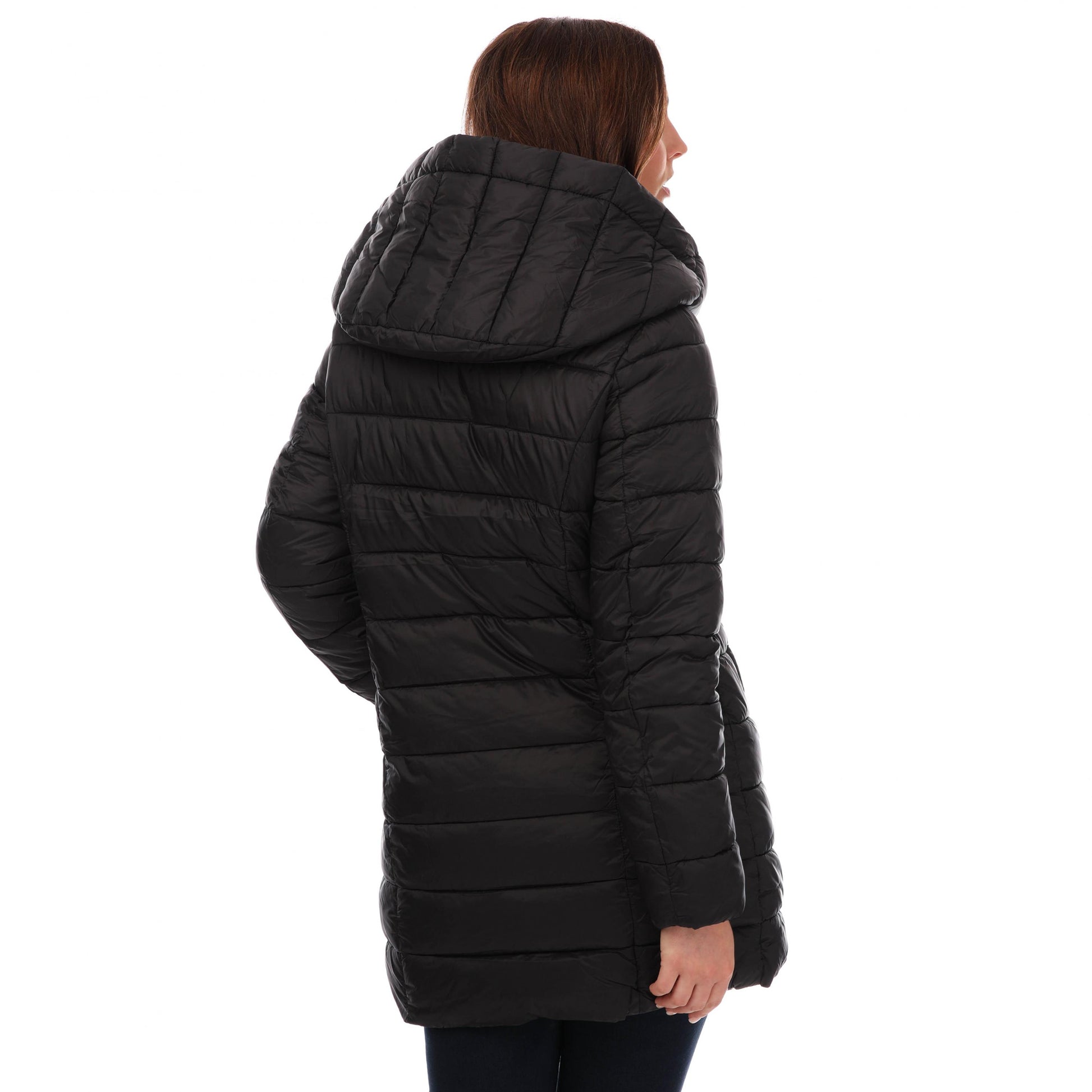 Black - Back - Vero Moda Womens-Ladies Carmen Padded Jacket
