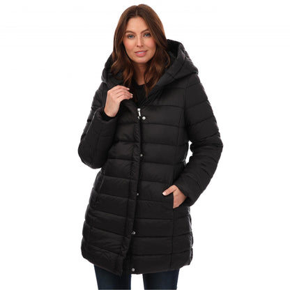 Black - Front - Vero Moda Womens-Ladies Carmen Padded Jacket