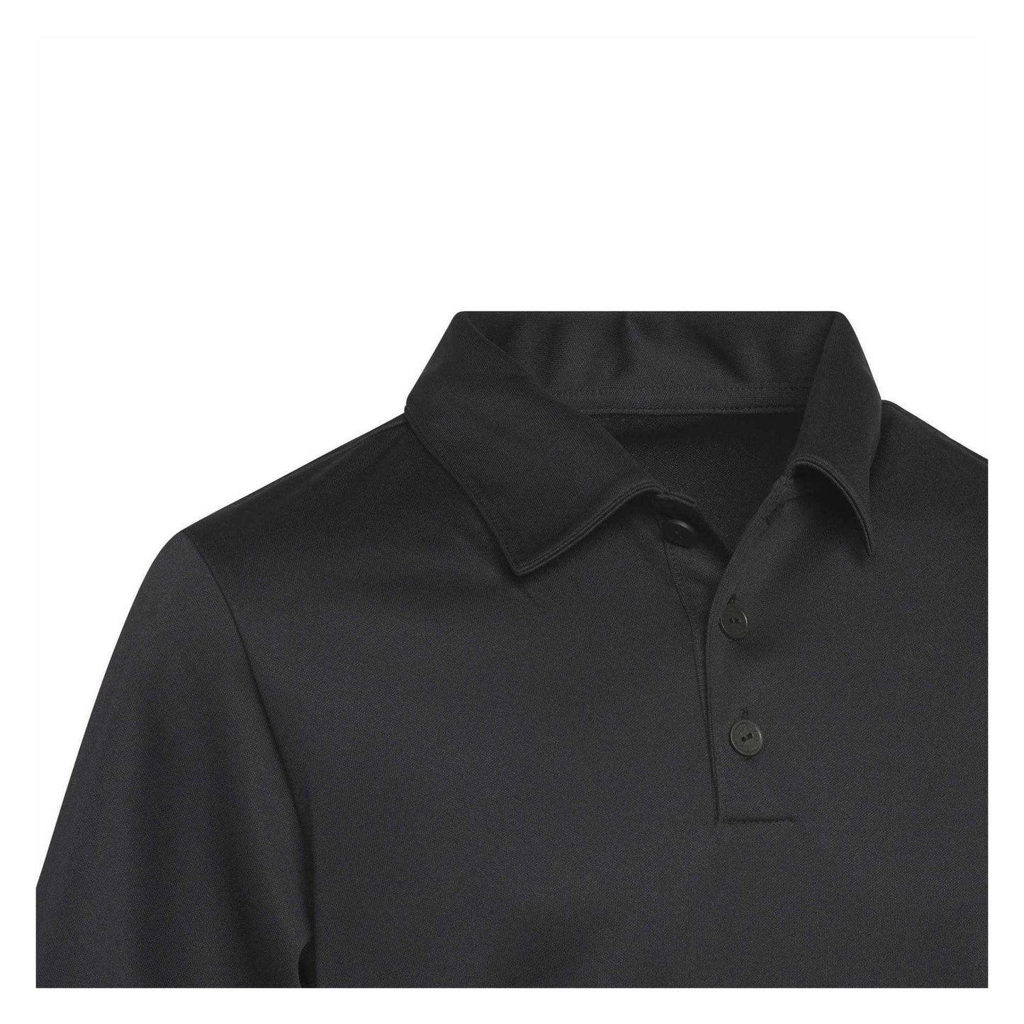 Black - Lifestyle - Adidas Boys 3 Stripes Polo Shirt