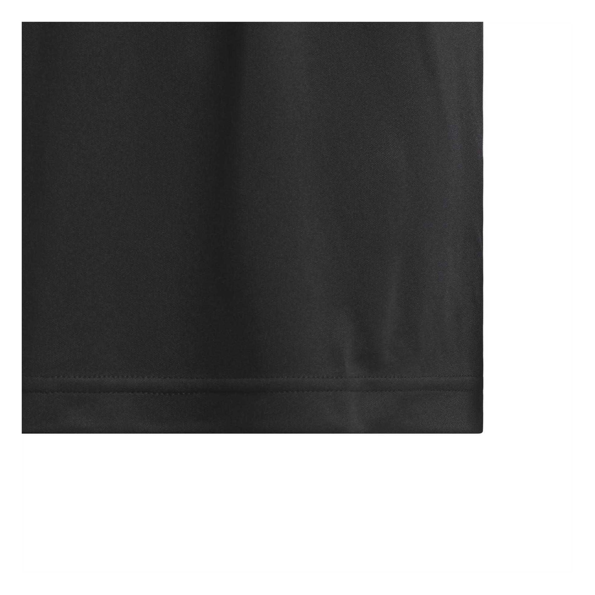 Black - Pack Shot - Adidas Boys 3 Stripes Polo Shirt