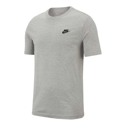 Grey - Front - Nike Mens Club T-Shirt