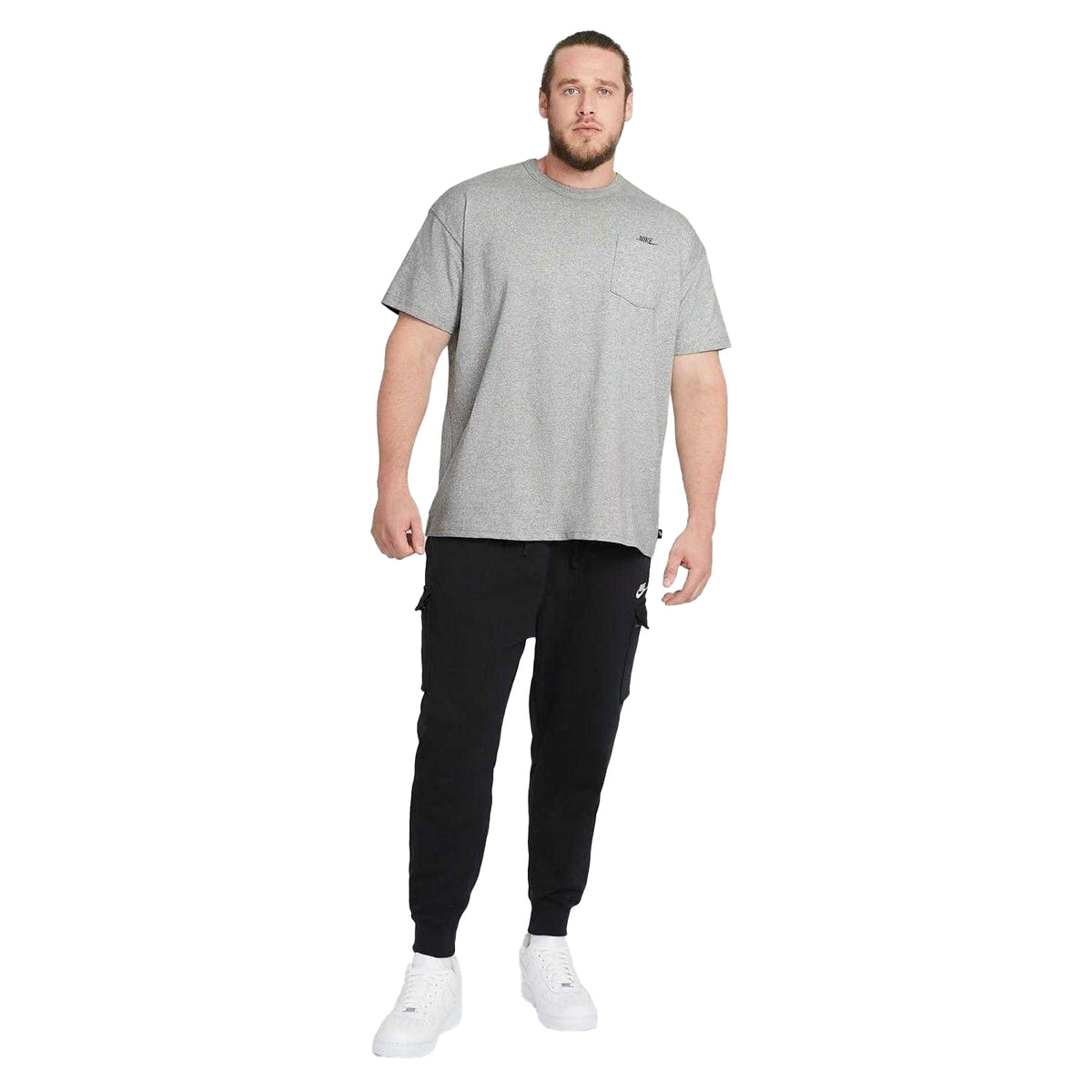 Grey - Lifestyle - Nike Mens Club T-Shirt