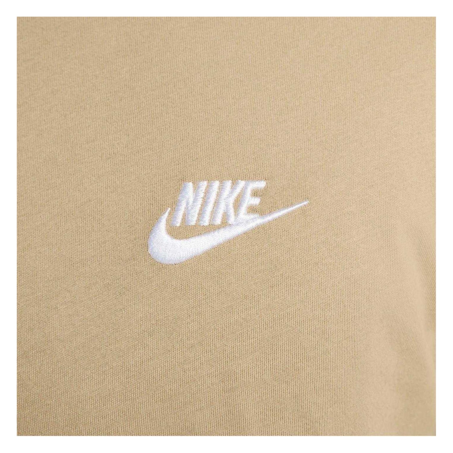 Khaki - Side - Nike Mens Club T-Shirt