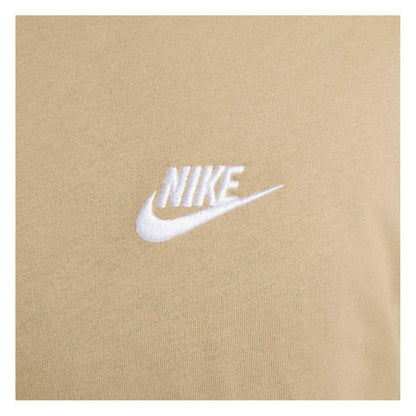 Khaki - Side - Nike Mens Club T-Shirt