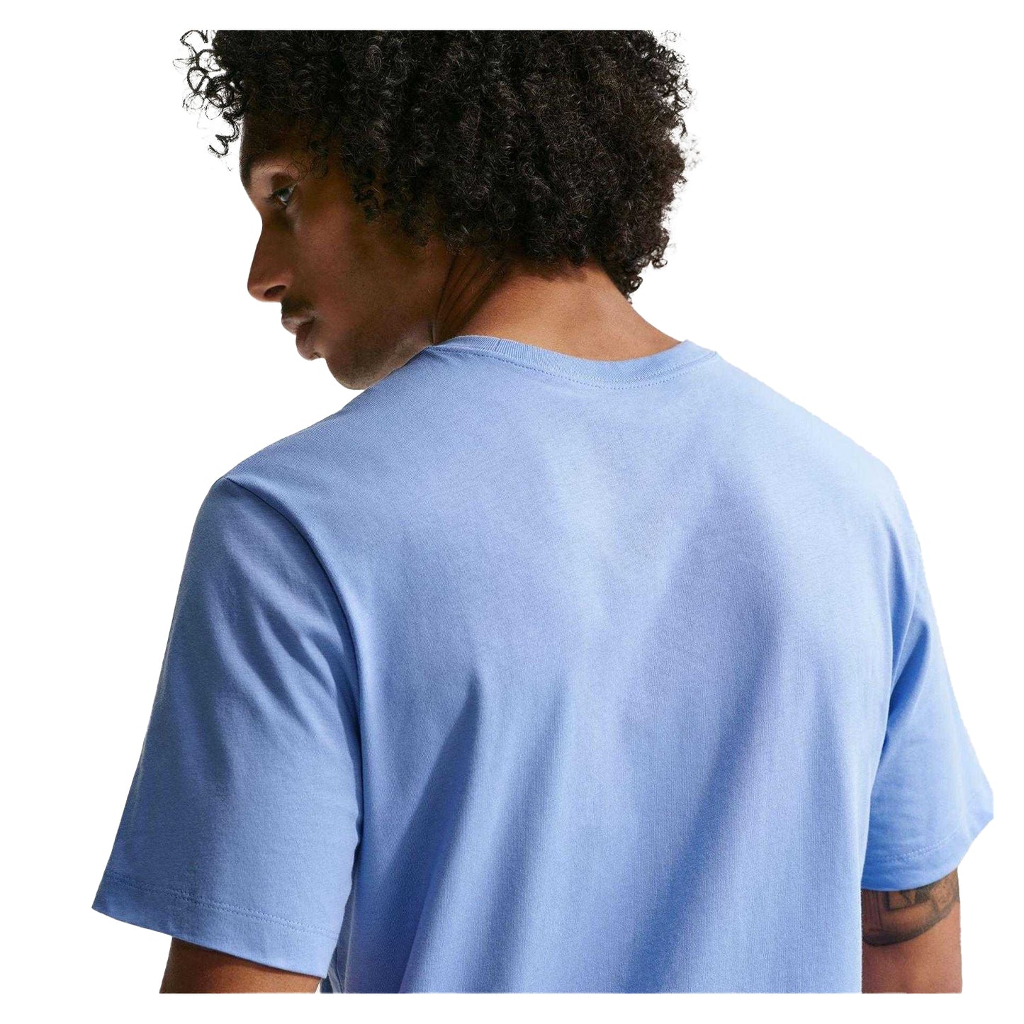 Light Blue - Side - Nike Mens Club T-Shirt