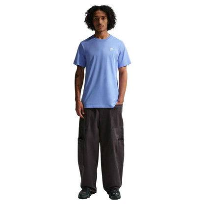 Light Blue - Lifestyle - Nike Mens Club T-Shirt