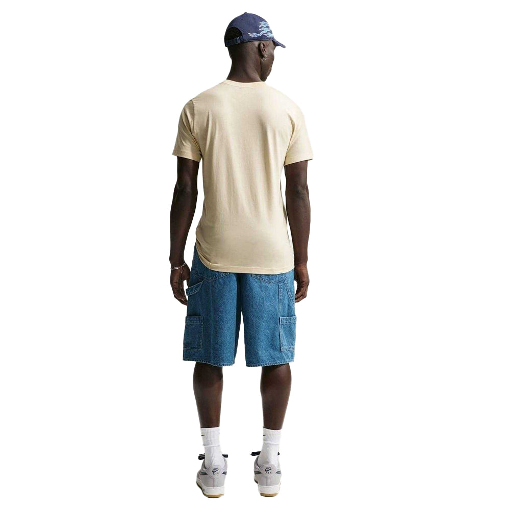 Light Khaki - Back - Nike Mens Club T-Shirt