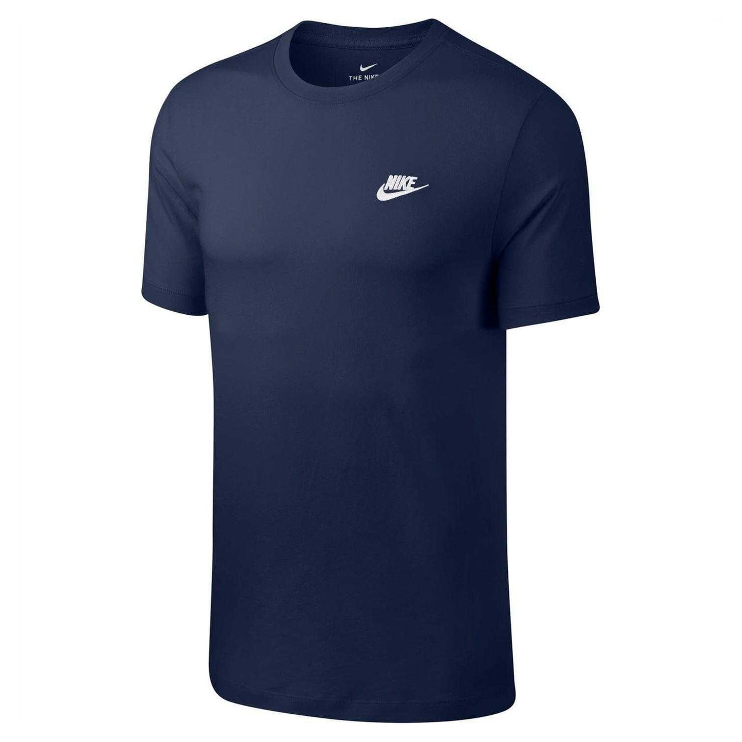 Navy - Front - Nike Mens Club T-Shirt