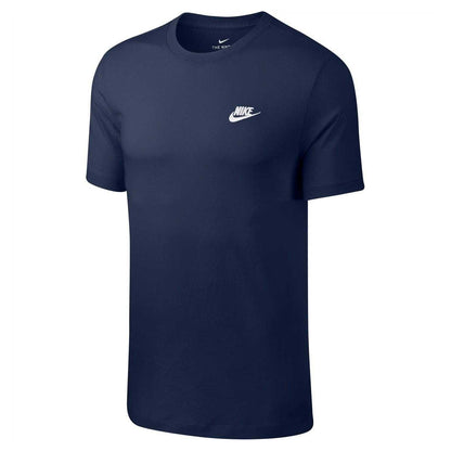 Navy - Front - Nike Mens Club T-Shirt