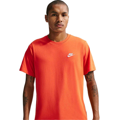 Orange - Front - Nike Mens Club T-Shirt