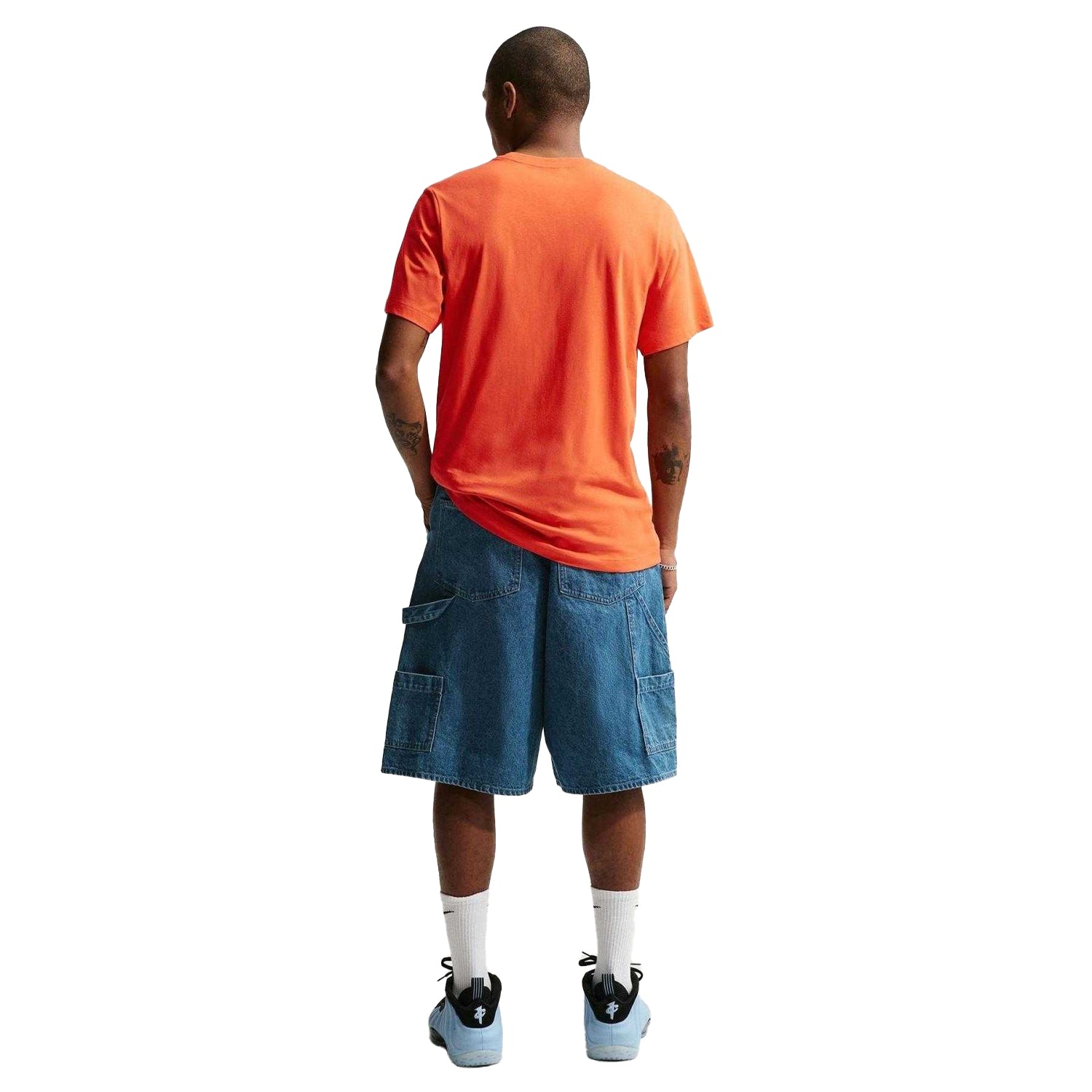 Orange - Back - Nike Mens Club T-Shirt