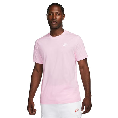 Pink Foam - Front - Nike Mens Club T-Shirt