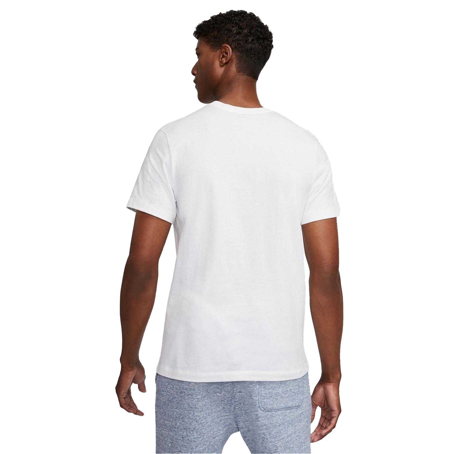 White-Black-Red - Lifestyle - Nike Mens Club T-Shirt